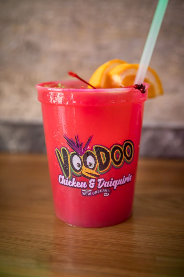 Voodoo Chicken and Daiquiris - New Orleans, Louisiana - Downtown, French Quarter, CBD, Canal St.
